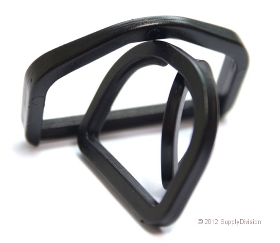 Plastic D-ring 20 mm black 400 pcs - D rings - SHOP - beracedog