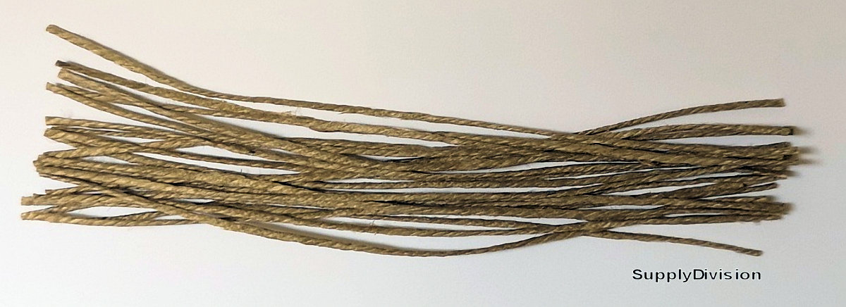Natural Jute Rope Twine in 3 Colours - 2mm Wide - Choice of Pack
